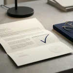 Dokument licencyjny i symbol weryfikacji rejestru